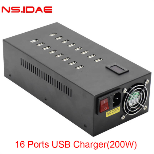 16-port Usb Charger Charging Station 200W
