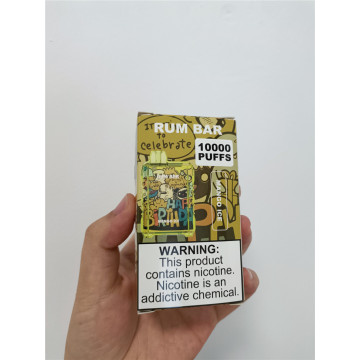 Polônia Top Sale Rum Bar Tornado 10000 Puffs