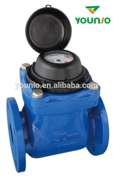Removable Horizontal Dry Type woltman ductive iron water meter