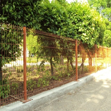 clôture de bordure de jardin pliée galvanisée