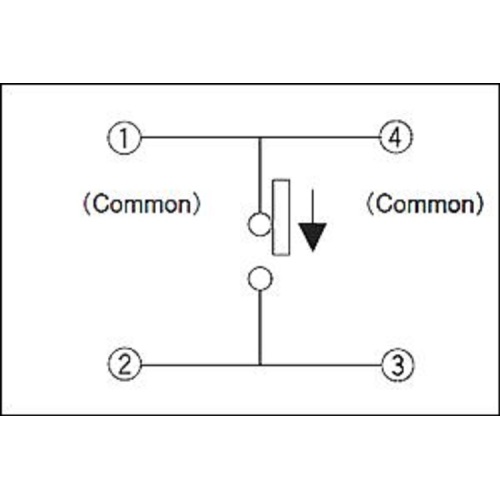 Thin-action Positioning Pin Bidirectional Switch