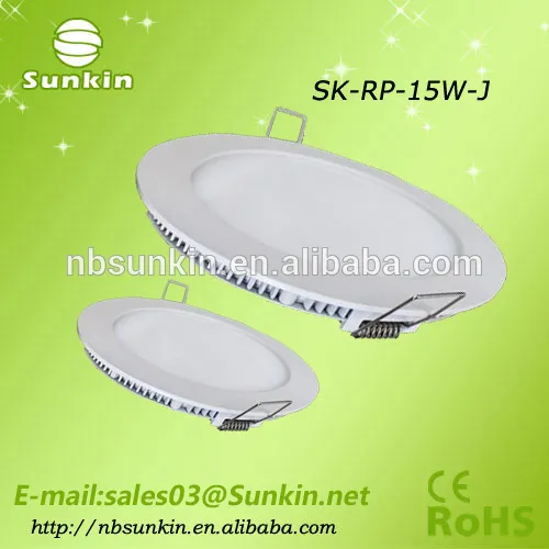2015 TOP 10 6W 450 lumens good price led ceiling panel light