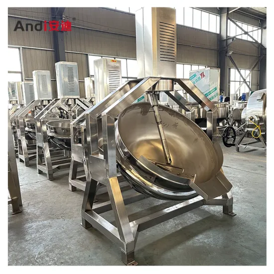 Latest Mixing Machinery, Heating Machines, and Stirring Sandwich Pots for Food Processing