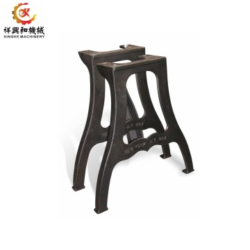Outdoor furniture cast iron bench legs metal ductile iron cast table legs for park