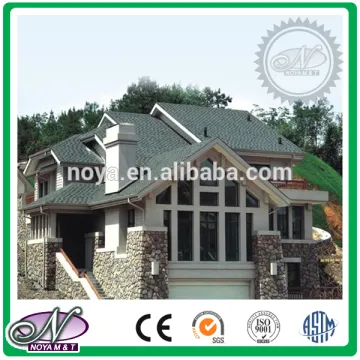20 Year warranty professional manufactures coloured glaze astm laminated shingles with low price