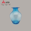 Ato bleu nordique simple vase en verre vase vases