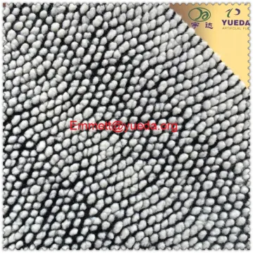 white polka wool black base waving pattern jacquard design knit fabric