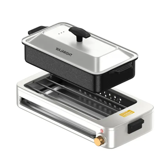 Easy-to-Use Korean BBQ Grill: 1500W Table Top Electric Grill for Indoor Cooking