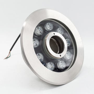 Stainless steel fountain spotlight rgb led underwater light