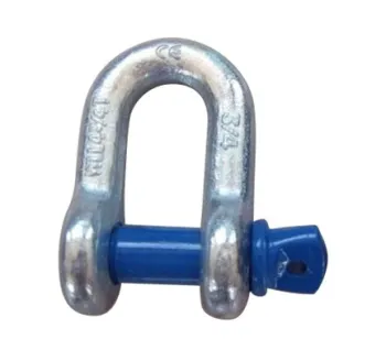 G210 D Type Cahin Shackles with Screw Pin High Tensile Forged Alloy