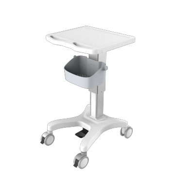 Gas Spring Lift Roll Stand Cart Wagen für Notebook -EKG -Maschine