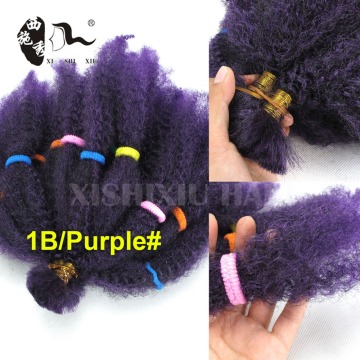 afro Kinky Bulk Synthetic twist marley braiding pre twisted synthetic hair extension for crochet braids