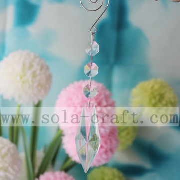 Lamp Decorative Lucite 70MM Irregular Spear Drop For Transparent  Window Chain Ornament