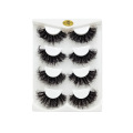 4 ζεύγη Wispy eyelashes 8d πάχους χνουδωτές βλεφαρίδες