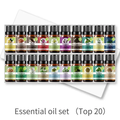 OEM 6pcs Massage Aromatherapy Essential Oils Set - Pure Plant Ingredients