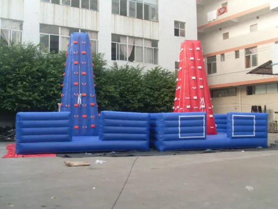 Inflatable climb double wall for adults/rock climb wall/climb wall for drill
