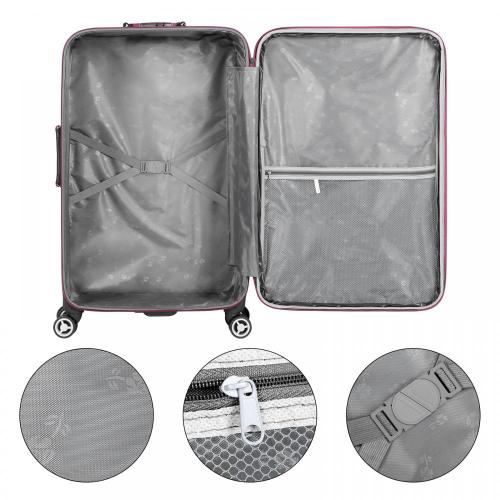 3 Pieces Oxford Surface Travel Luggage Set