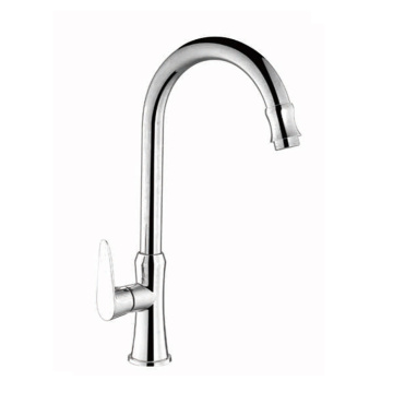 Deck Mounted Stainless Steel Sink Kitchen Faucet