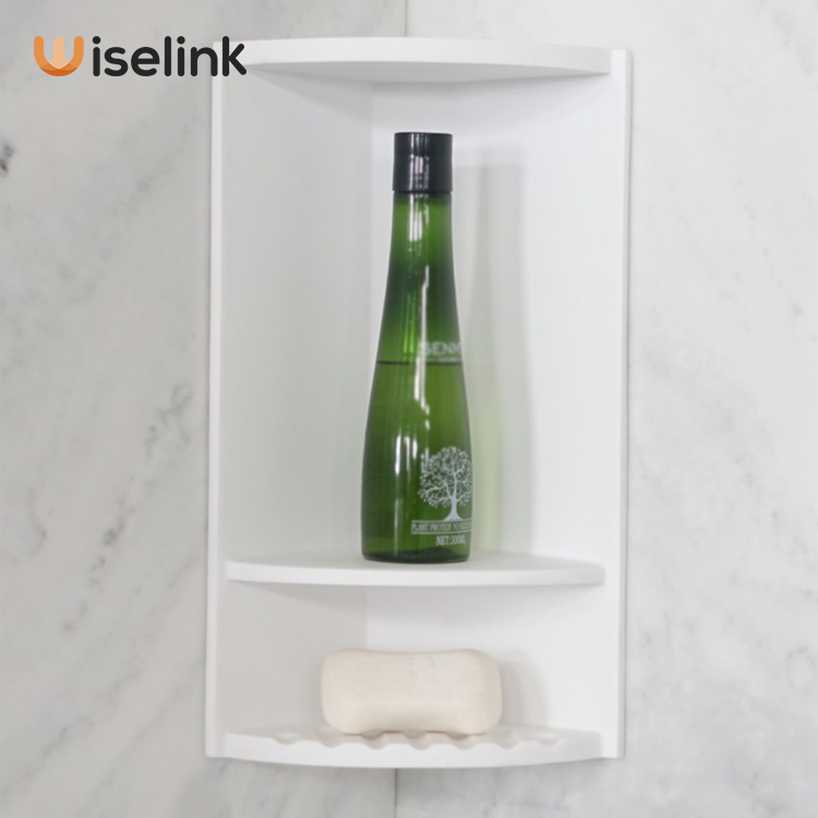 Shower niche with soap holder