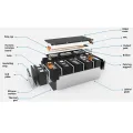 Módulo de batería de iones de litio NCM 24S1P Vehículo eléctrico