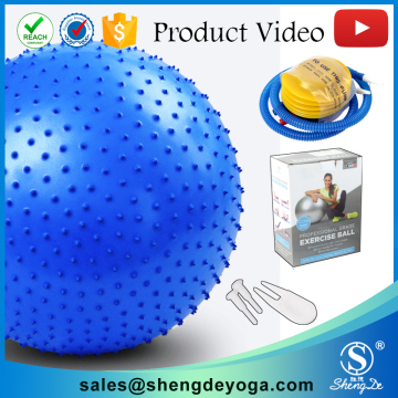 2017 Wholesale Anti-Burst PVC Yoga Ball Printed Logo