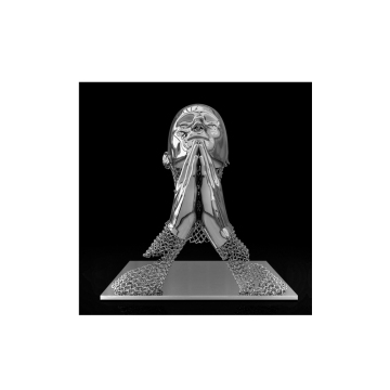 Nordic Couple Metal Statue: Love Design in Stainless Steel Art