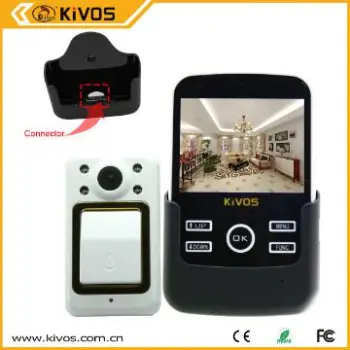Movement Detector Door Peephole Camera Infrared Digital Door Bell