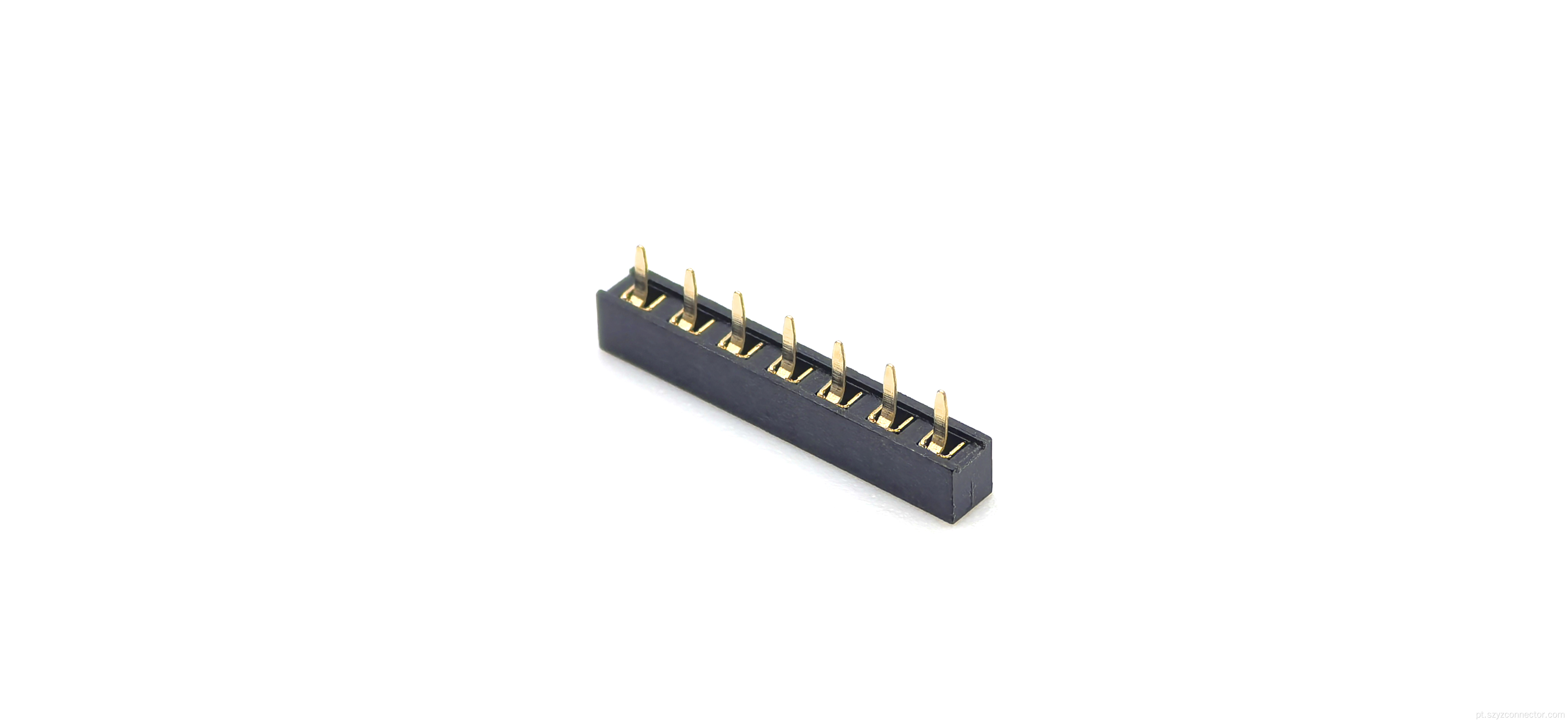 Cabeçalho feminino de 2,0 mm reto