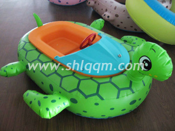 Inflatable Tortoise Aqua Bumper Boat for Comercial Sale