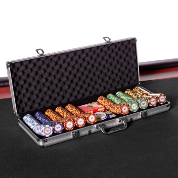 500pcs 14g dreifarbige Monte-Carlo-Chip-Set