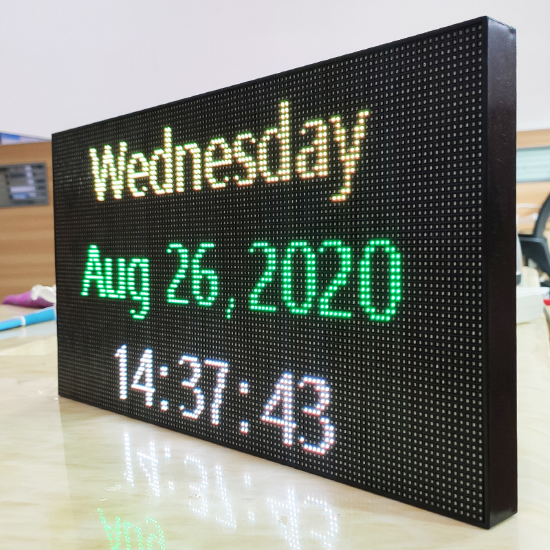 Word Display Christmas Banner LED Billboard Sign Rolling Subtitle Multi Show Phone WiFi Control