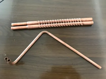 Automatic Double-Head Pipe Threading Machine