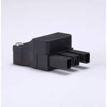 Quick-plug RF coaxial connector
