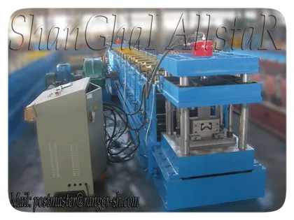 Galvanized Steel Sigma purlin forming machine/rack shelf metal post roll former Metal Sigma post roll forming machine
