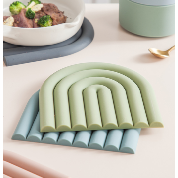 Partihandel Rainbow Silicone Table Placemat Mats