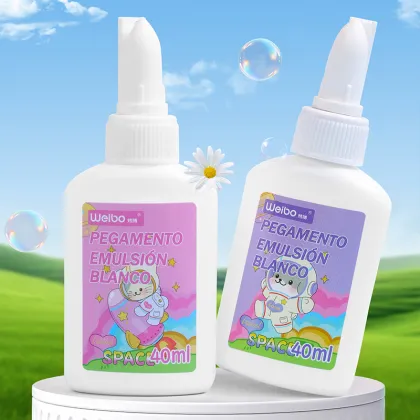 Weibo White Latex Cute Astronaut School Adhesive Glue