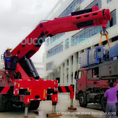 4x2 Truck With Lorry-mounted Crane Truck Mounted Crane Manufacturer