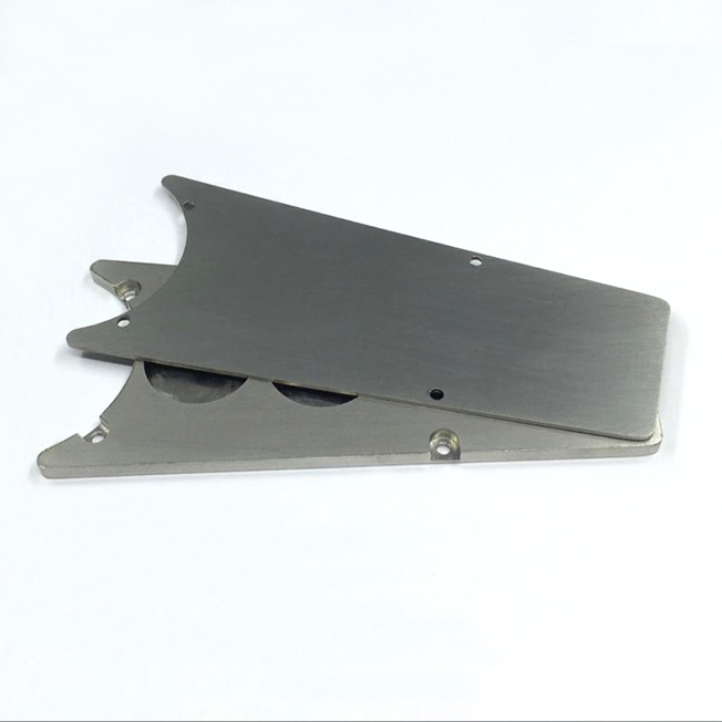 machined stainless steel plate