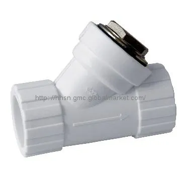 1.6MPa Y style PPR brass strainer valve