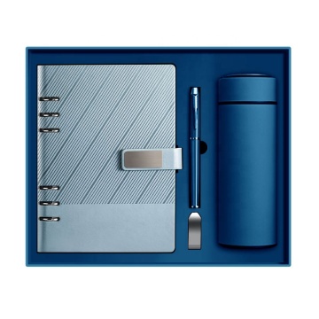 Customizable Luxury Business Gift Sets: Personalized Corporate Gifts Including Pen, Bottle, and Notebook in Elegant Manufacturer-Provided Boxes