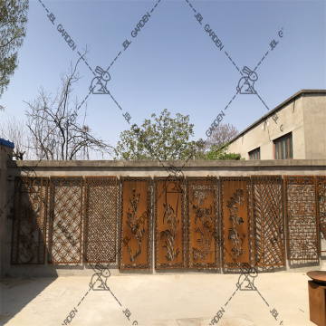 Decorative Metal Screen Divider Metal Outdoor Privacy