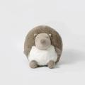 Lovely sitting furry little hedgehog plush stuffed toys