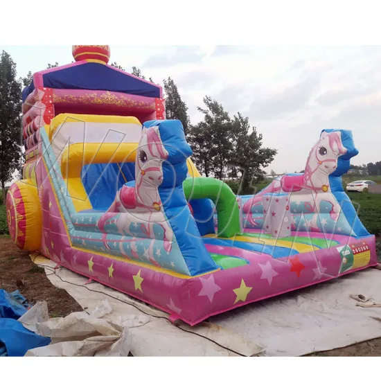 Hot Sale Low Price Outdoor Commercial Rental Jumping Inflatable Trampoline Castle with Slide - Customizable