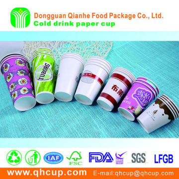 disposable tea paper cake cup with holder tray