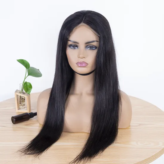 Factory Price Cuticle Aligned Virgin Hair HD Swiss Lace Frontal Wig, Indian Hair 6*6 Lace Closure Wigs For Black Women