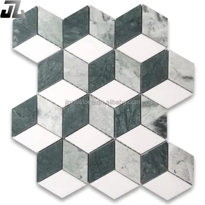Custom Luxurious Stone Mosaic Tile for Interior Floor Decor