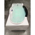 Vasca idromassaggio per massaggi in vetro acrilico per una persona