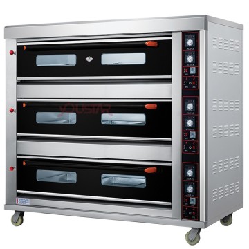Electric Digital Control 3 Deck Bakery Oven for Wholesale Food Bakery Machines