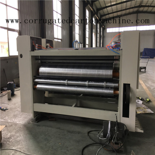 semi automatic chain feeding flexo printer slotter machine