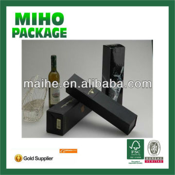custom paper wine box/wine bottle pattern paper box/paper box for wine packing